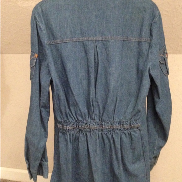 Vintage Denim Tunic Button Up - Picture 5 of 7